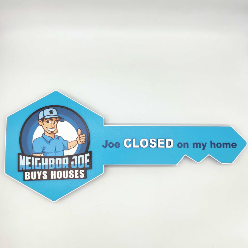 Realtor Sign "Joe Closed on my new Home"