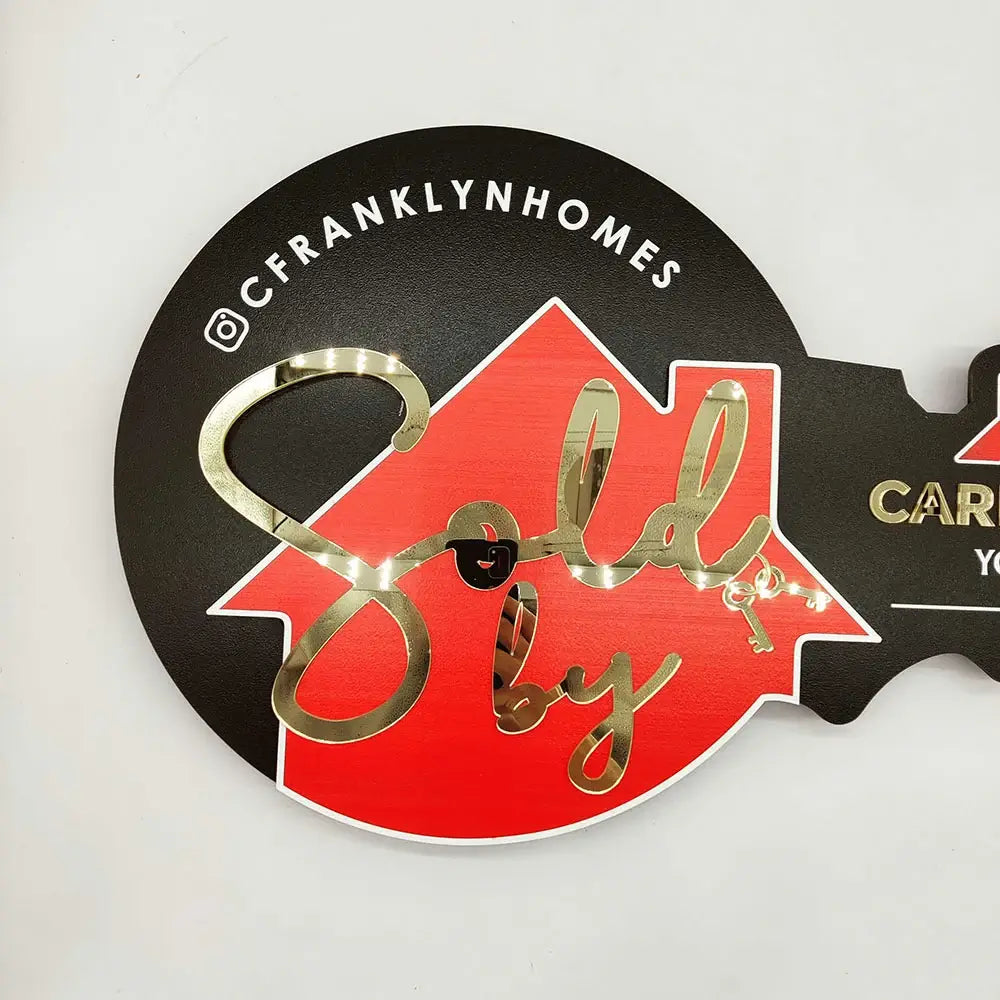 Black Key Shaped Sold by acryl