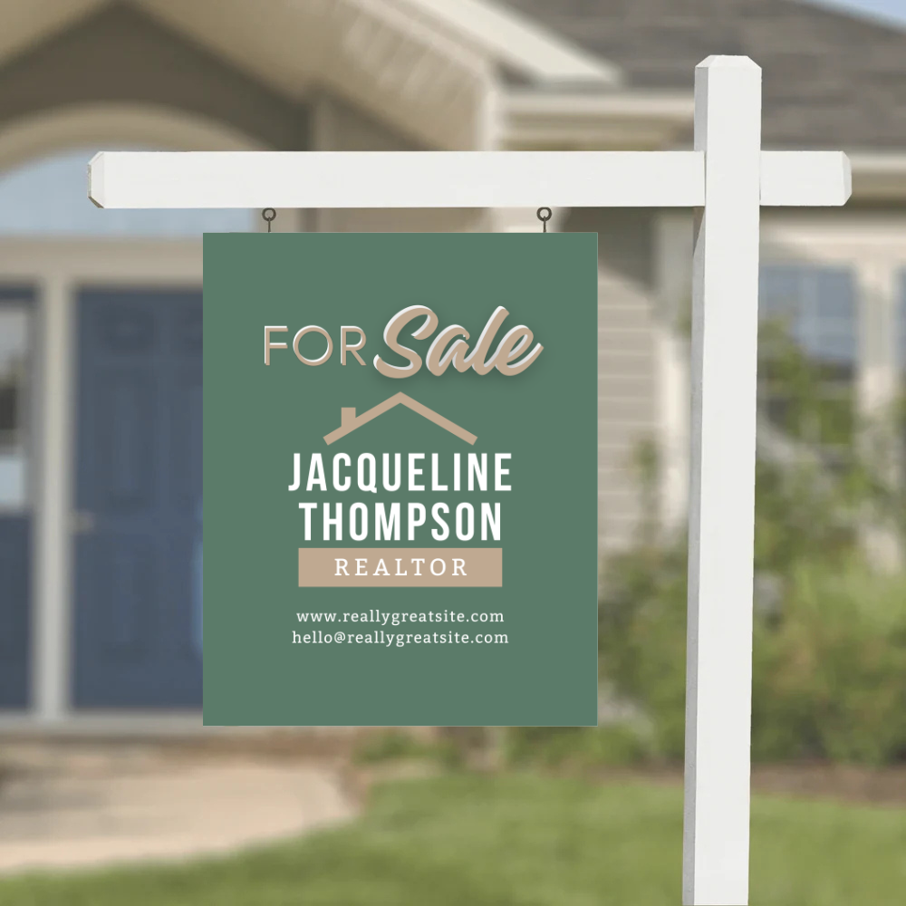 Green For Sale Sign
