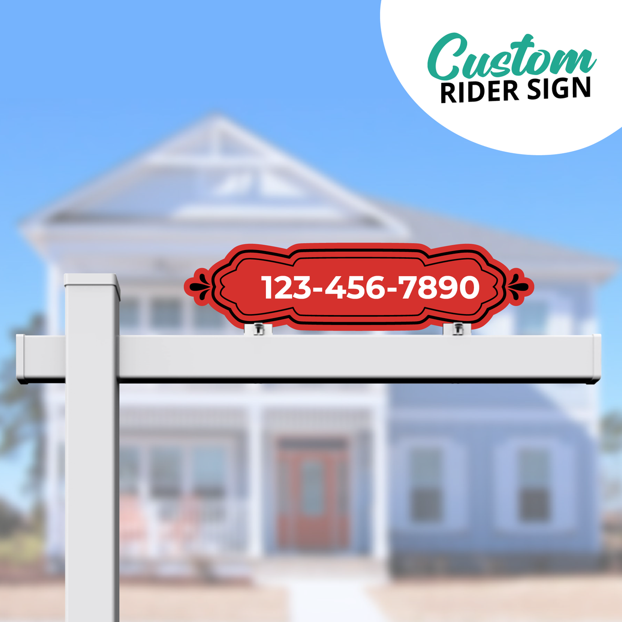 Real Estate Sign Rider "Cell"