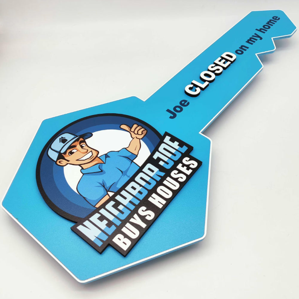 Realtor Sign "Joe Closed on my new Home"