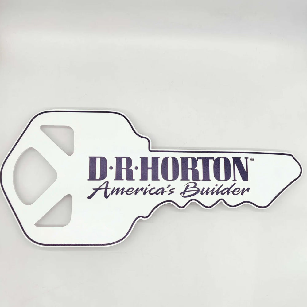 MInimalist White Lock Sign with Logo