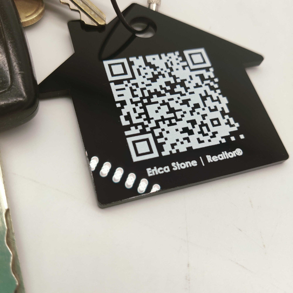 Custom House Key Chain for Realtor