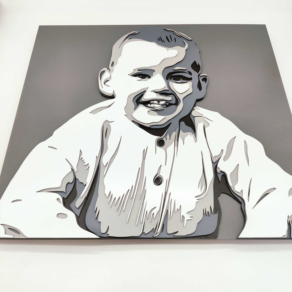 3D Layered Portrait - Real Estate Store