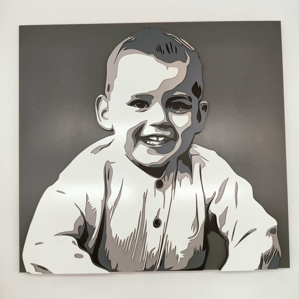 3D Layered Portrait - Real Estate Store