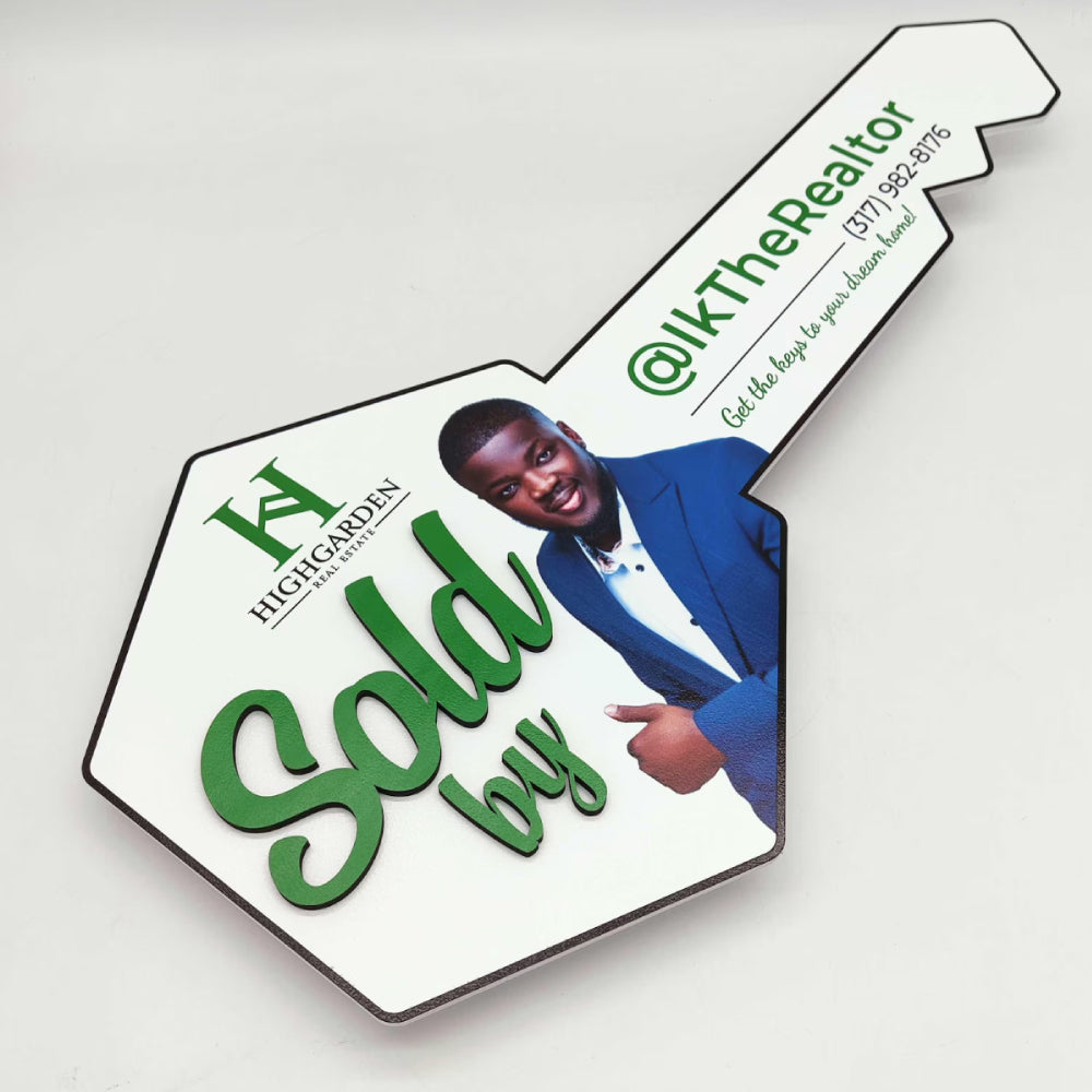 Real Estate Agents Photo Sign