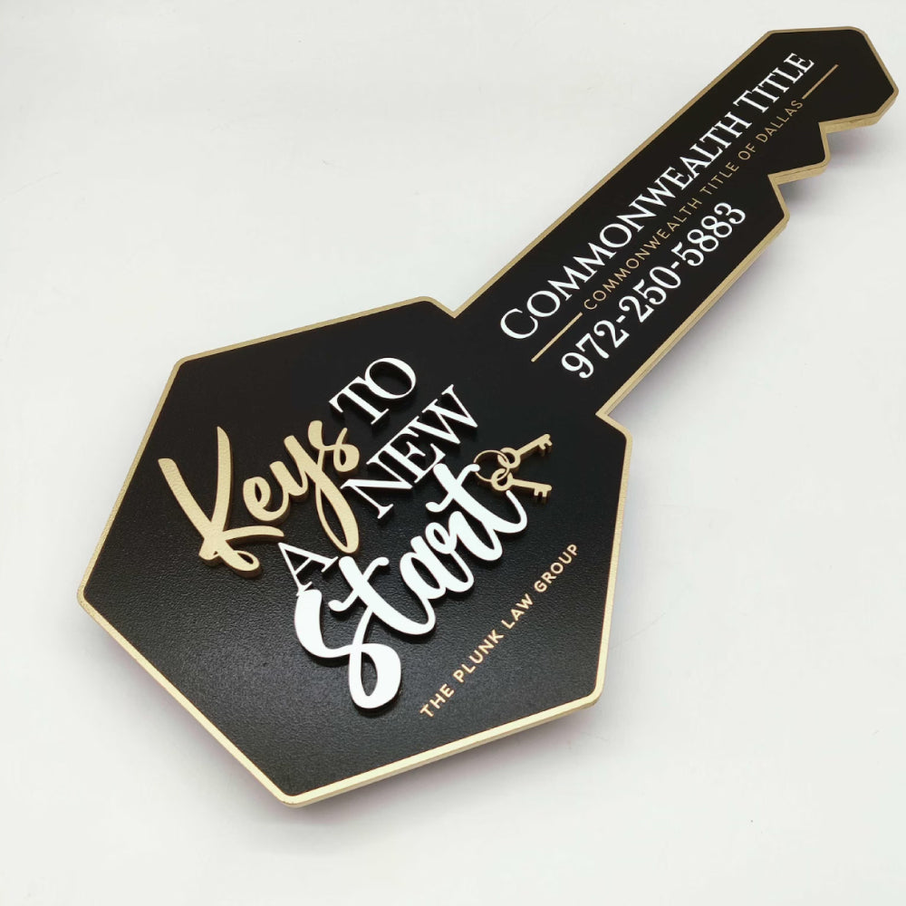 Key To A New Start Realtor Sign