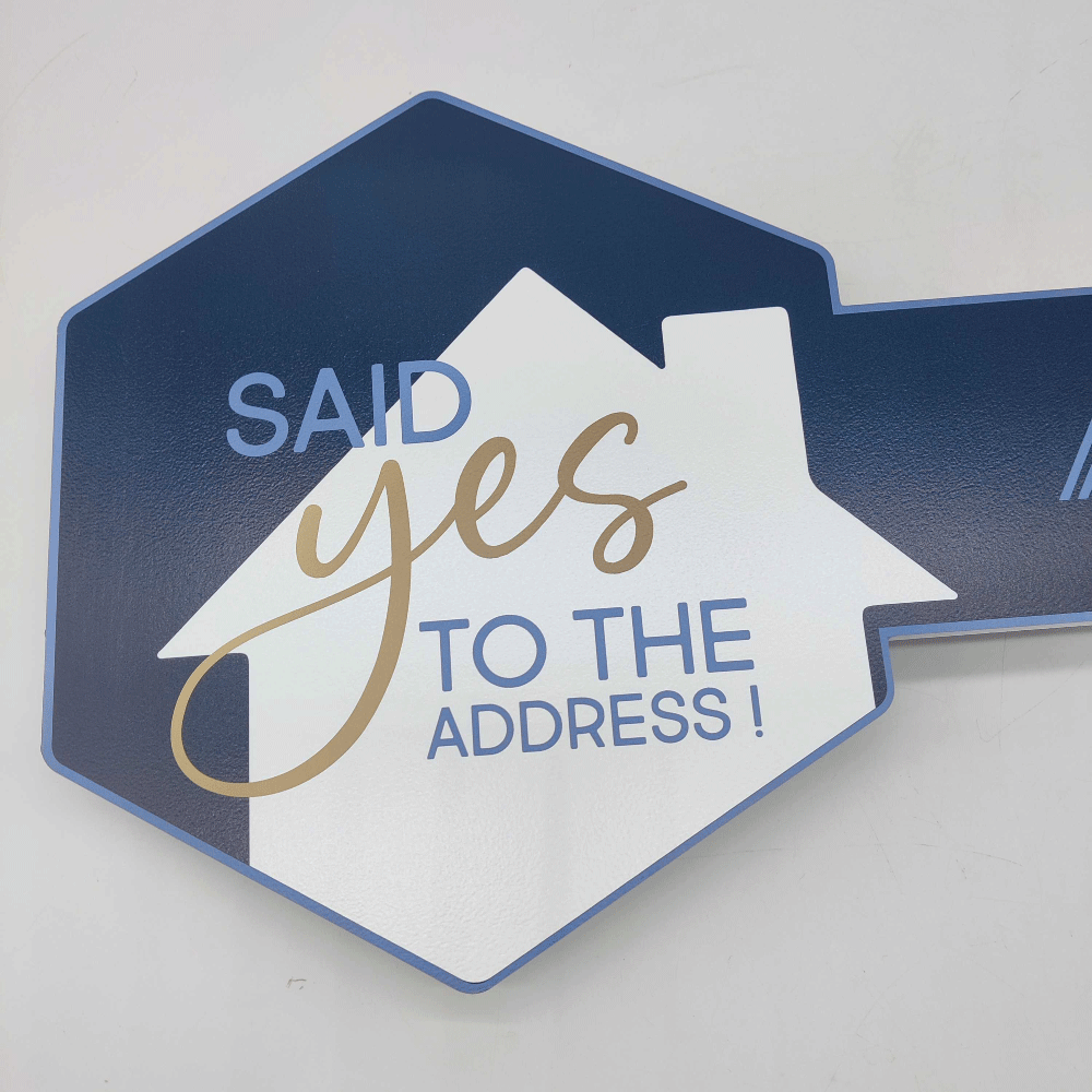 Flat Said Yes To The Address Realtor Sign