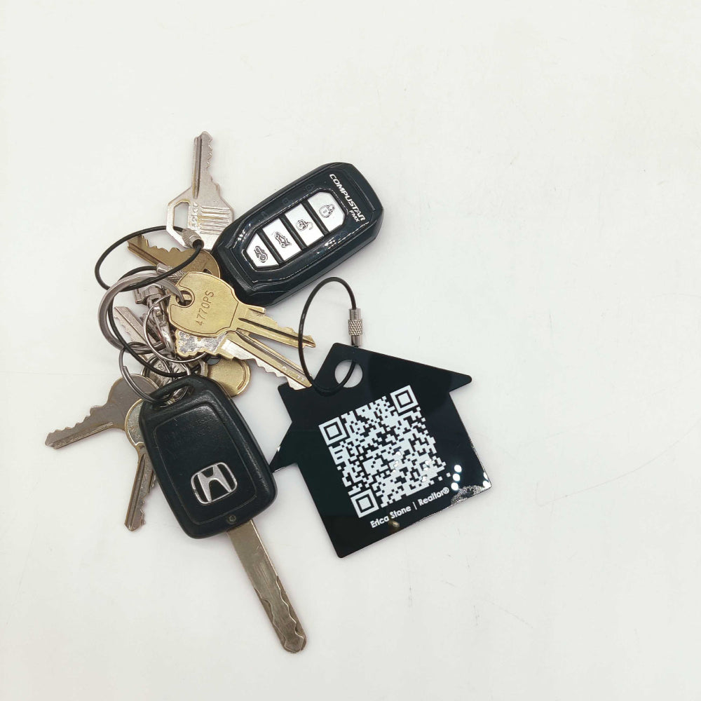 Custom House Key Chain for Realtor
