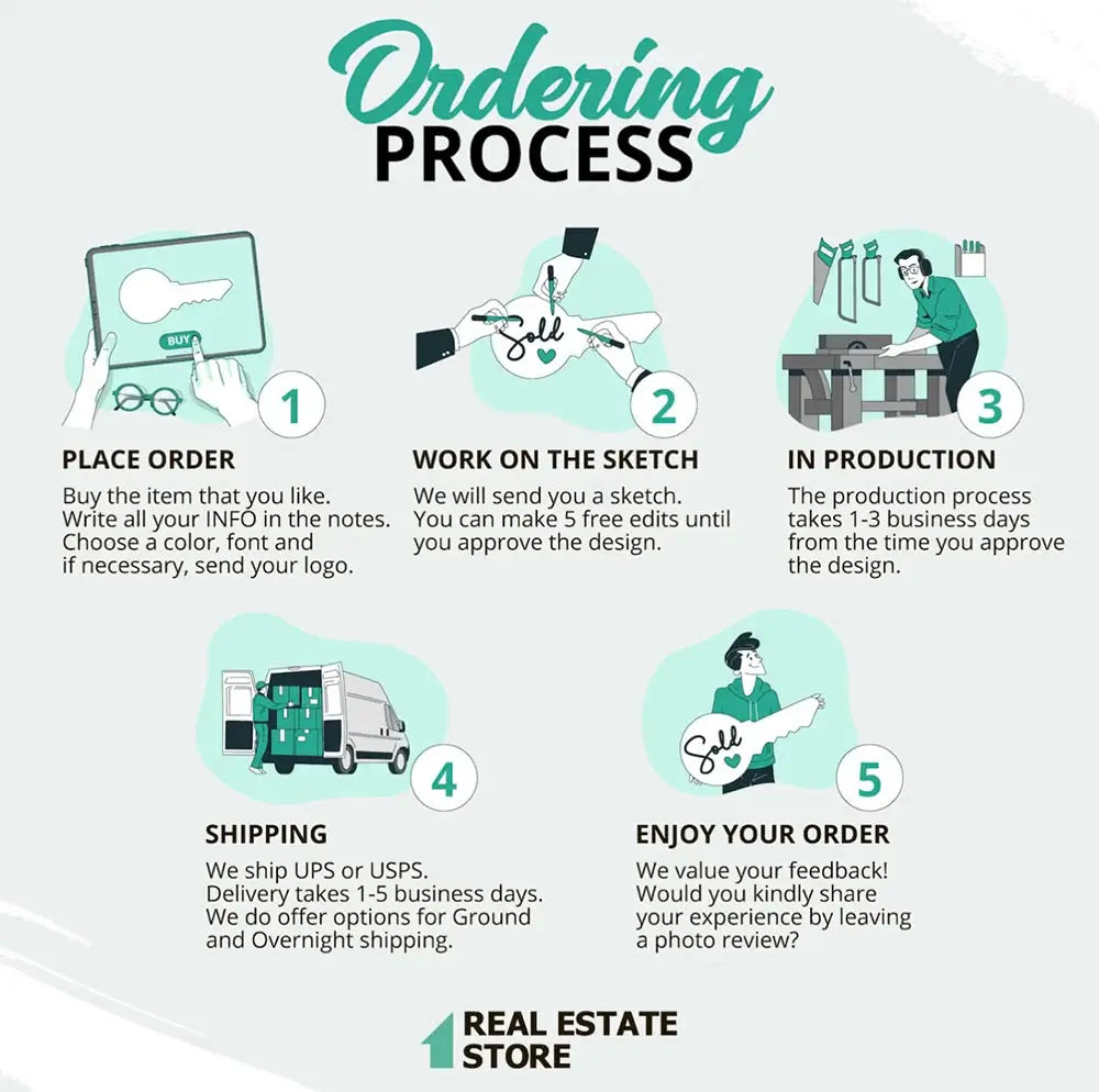 Custom Mirror House Address Signs