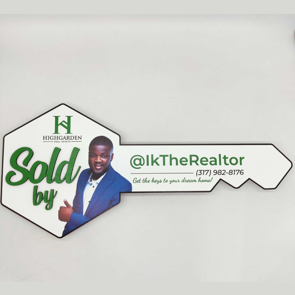 Real Estate Agents Photo Sign