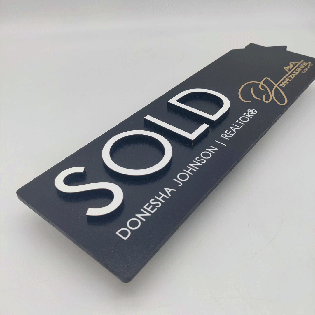 Sold Rectangle Sign