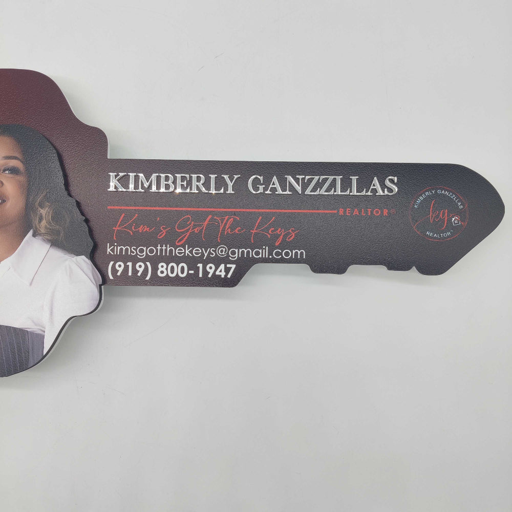 Red and Black Gradient Sign