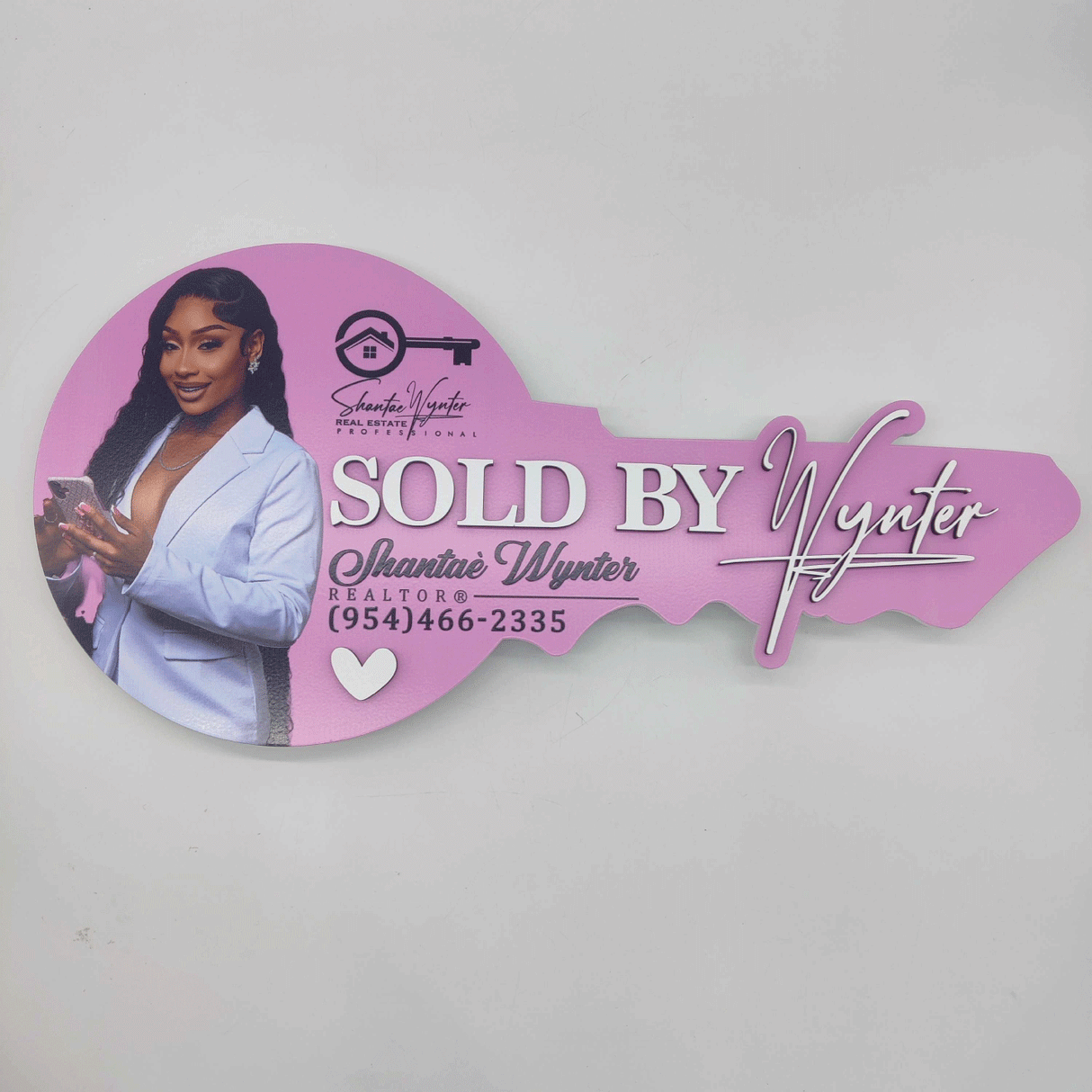 Sold pink sign