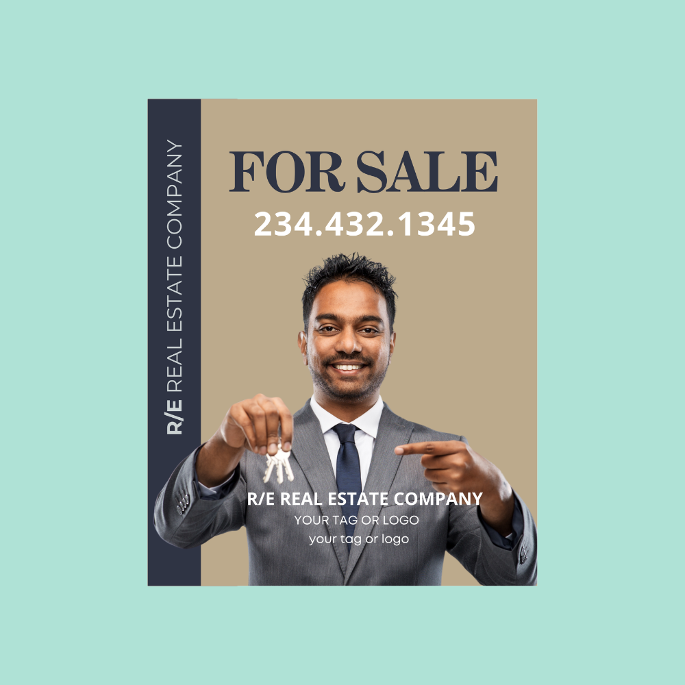 For Sale Sign for Real Estate Agent