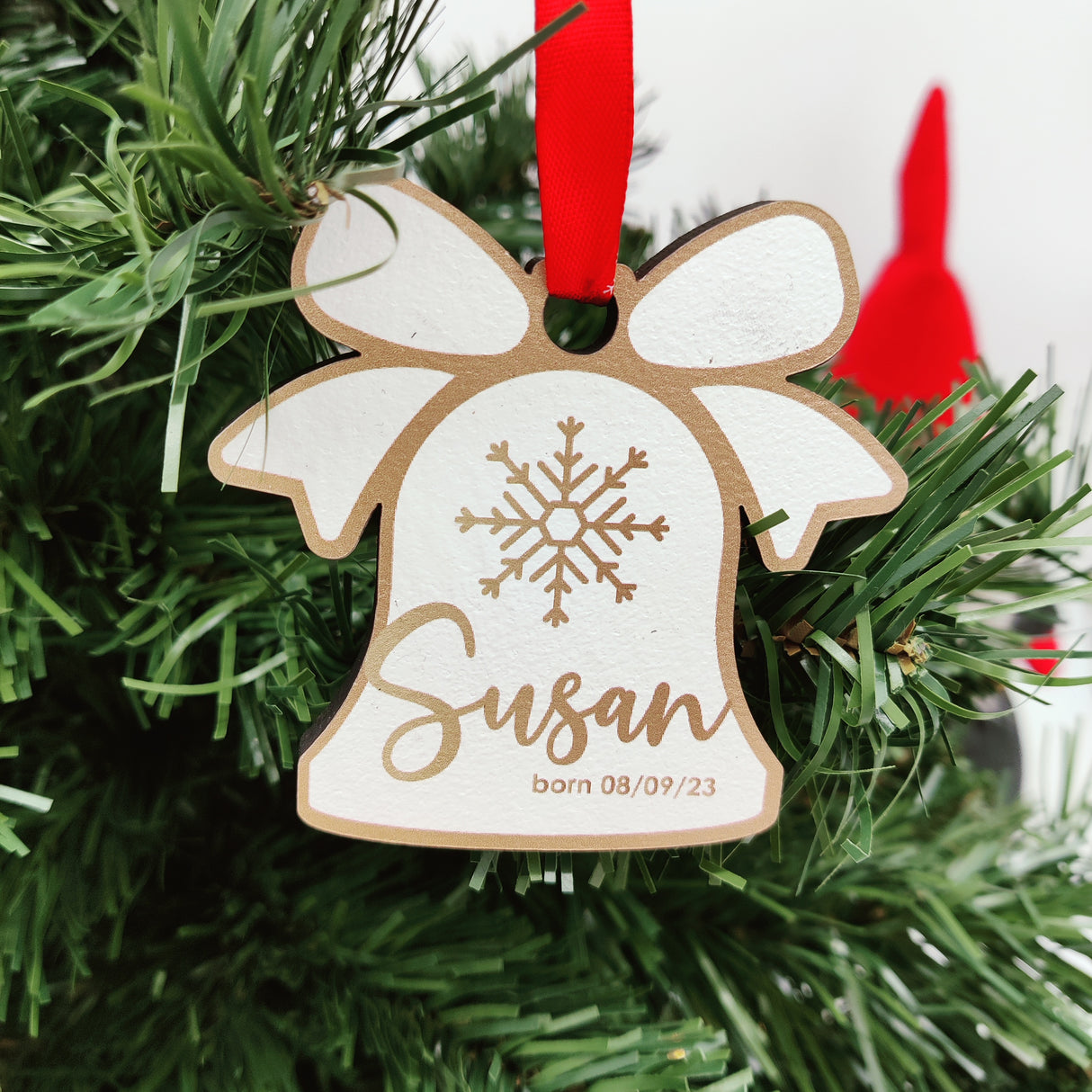 Personalized Christmas Ornament - Bell
