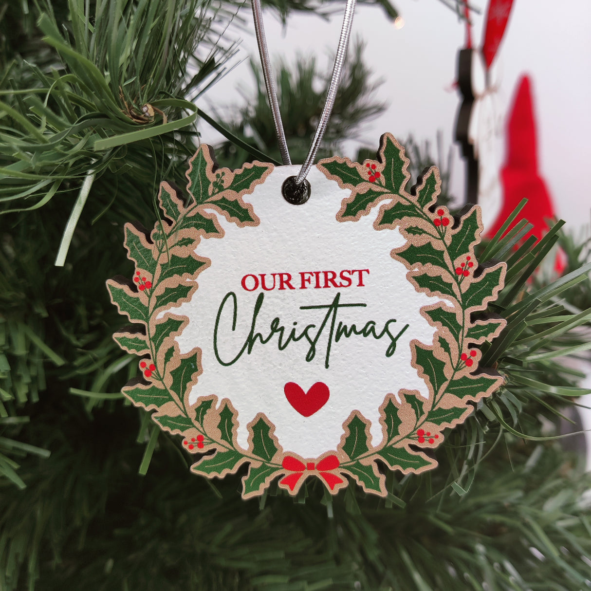 Our First Christmas - Christmas Ornament