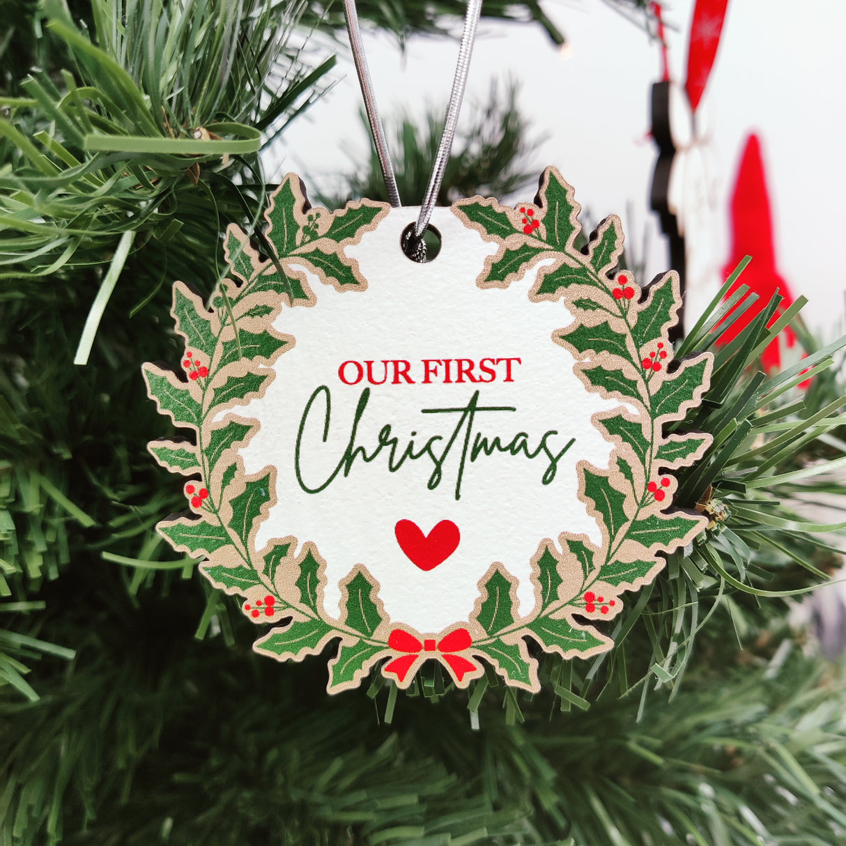 Our First Christmas - Christmas Ornament