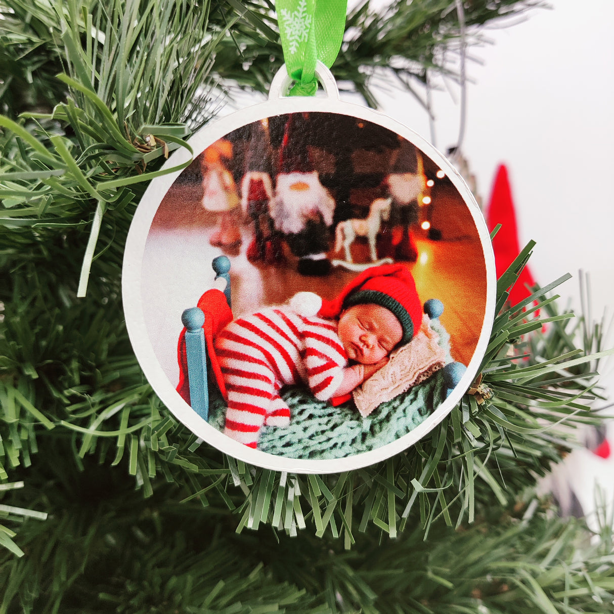 Christmas Ornament with a Baby Photo