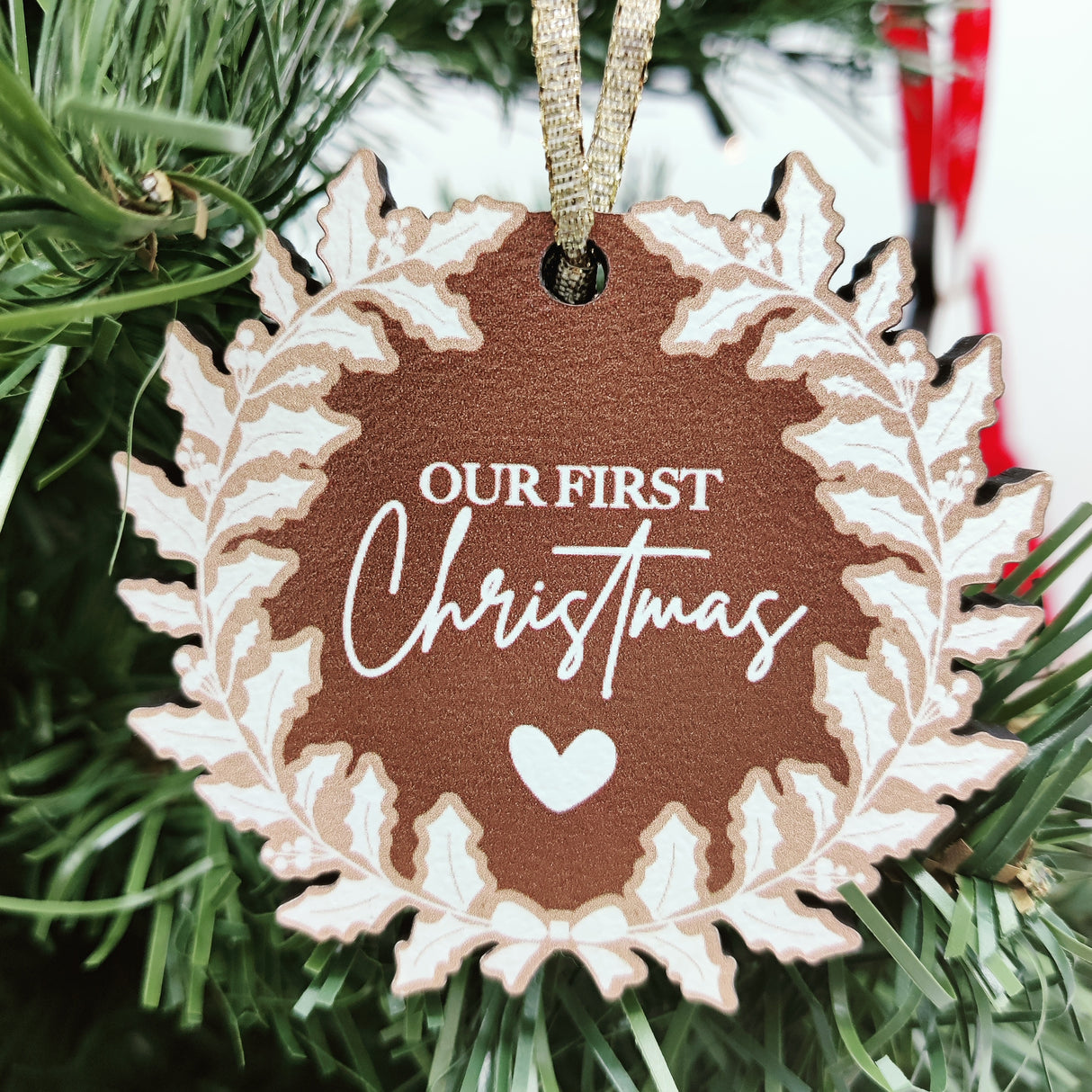 Our First Christmas - Tree Ornament