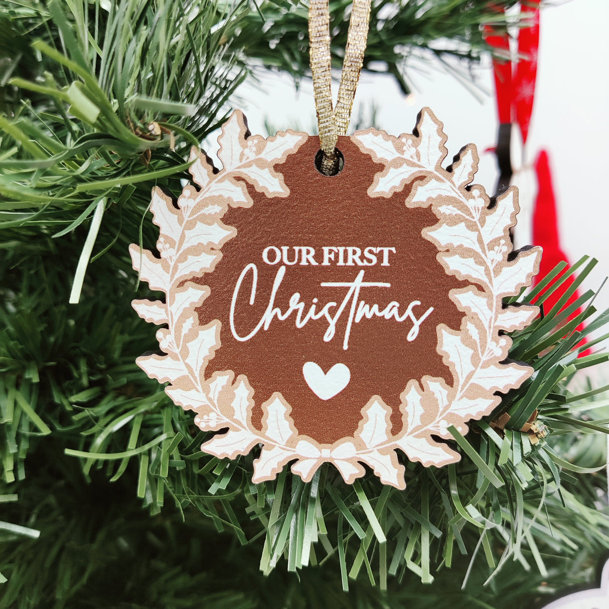 RealEstateStore Our First Christmas Ornament