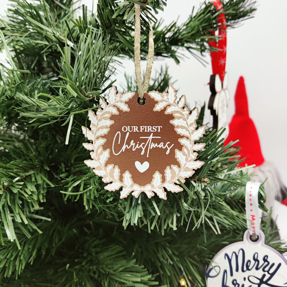 Christmas Tree Gift for your first clients that are newly weds