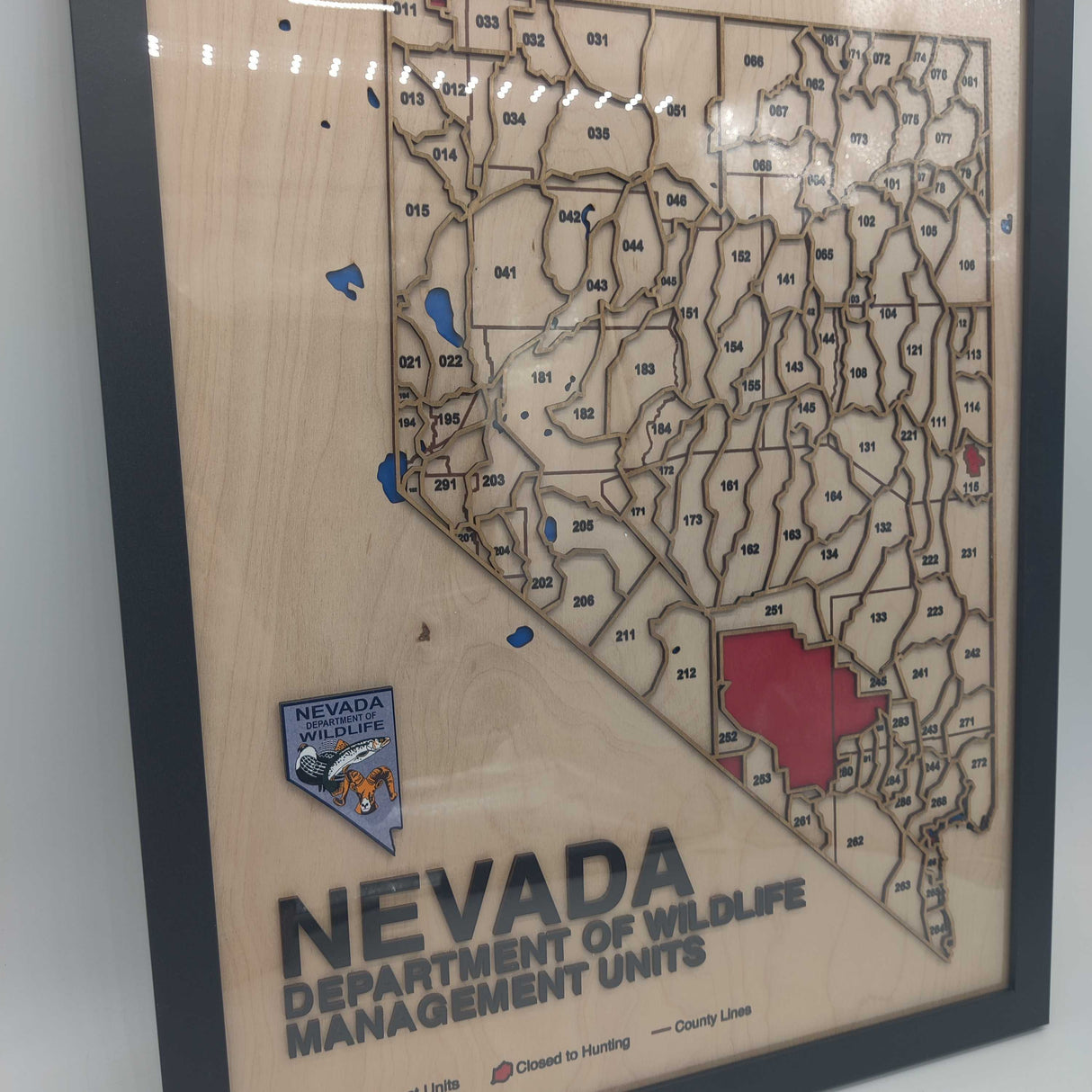 Personalized Wood Map Christmas Gift