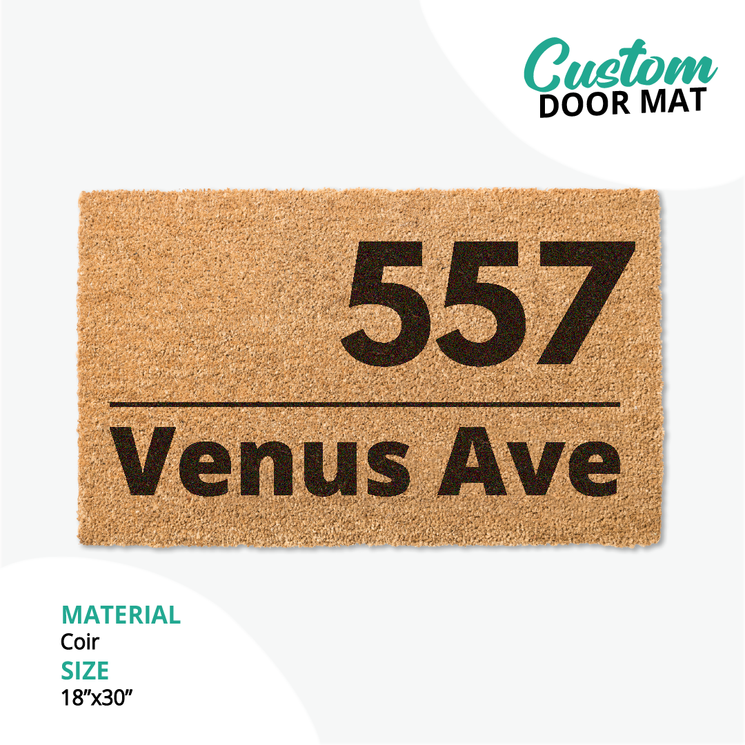 Custom Address Doormat