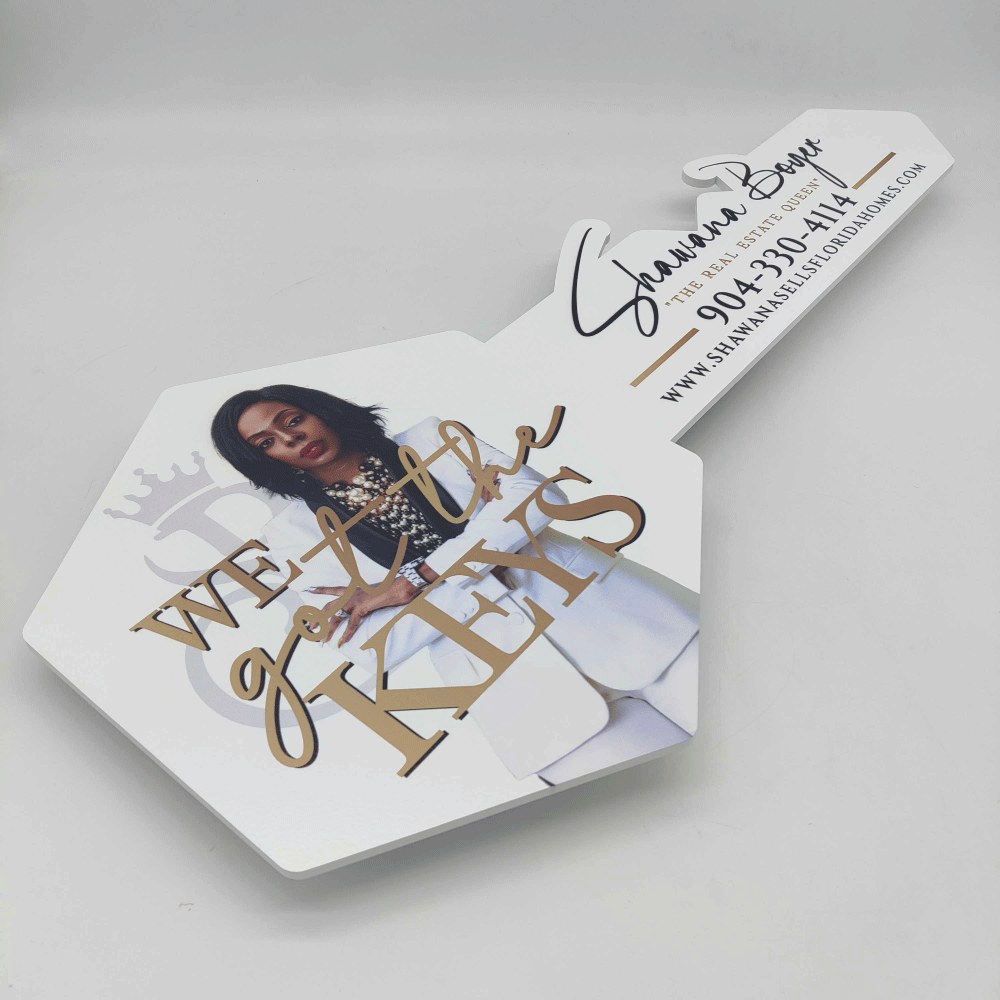 We got the keys with photo