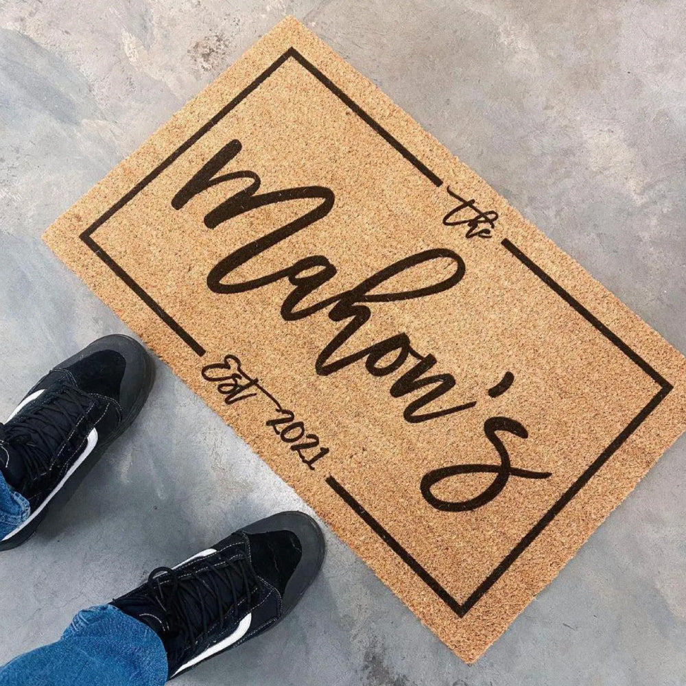 Custom Door Mat for "New Homeowners"