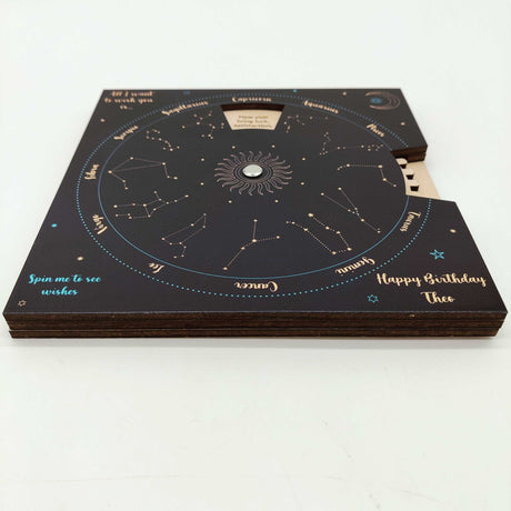 Birthday Gift Card with Zodiac Signs "Written In The Stars" - Real Estate Store