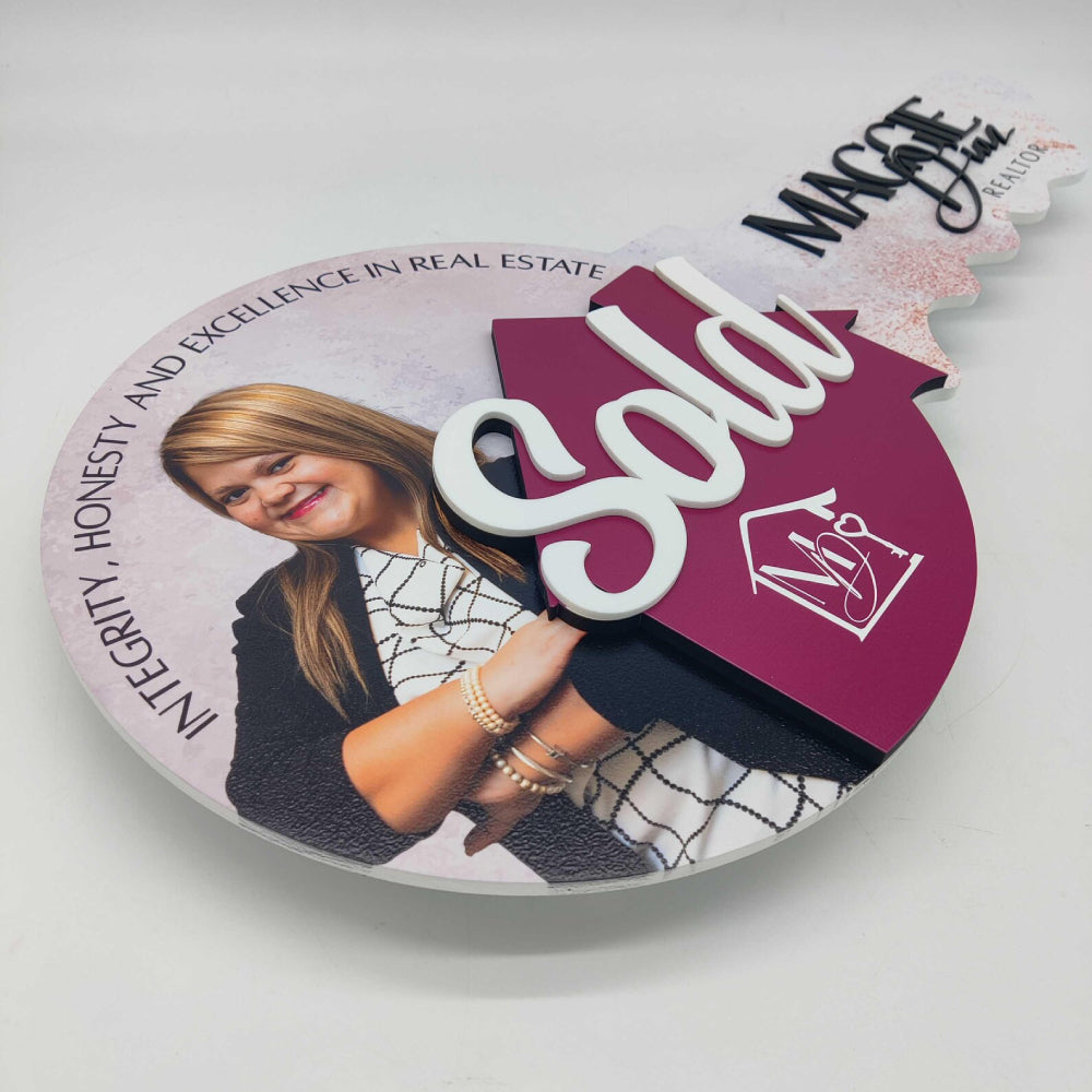 Cute Rose Reator Sign with Photo