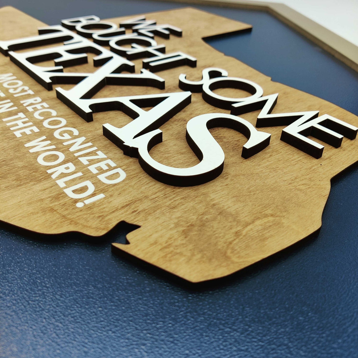 Closed House with USA State / We bought some Texas - Real Estate Store