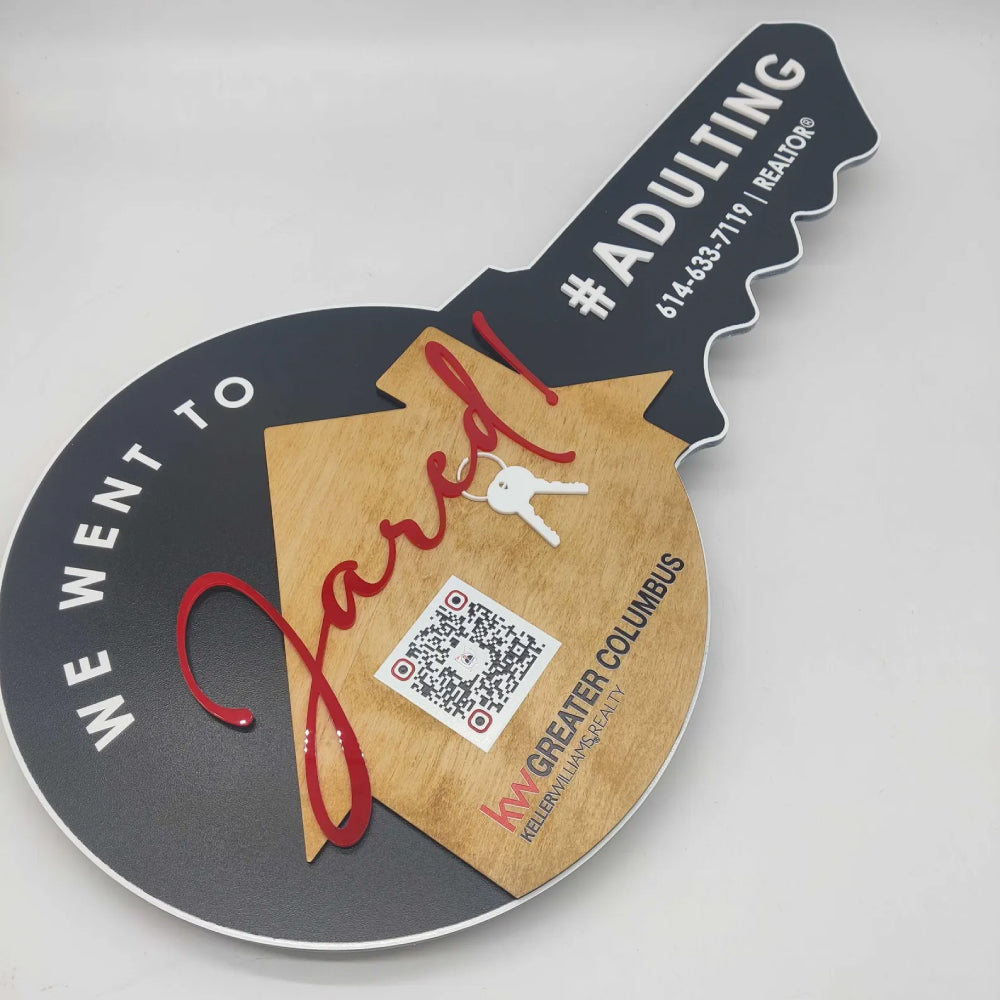 We went to" your name" sign