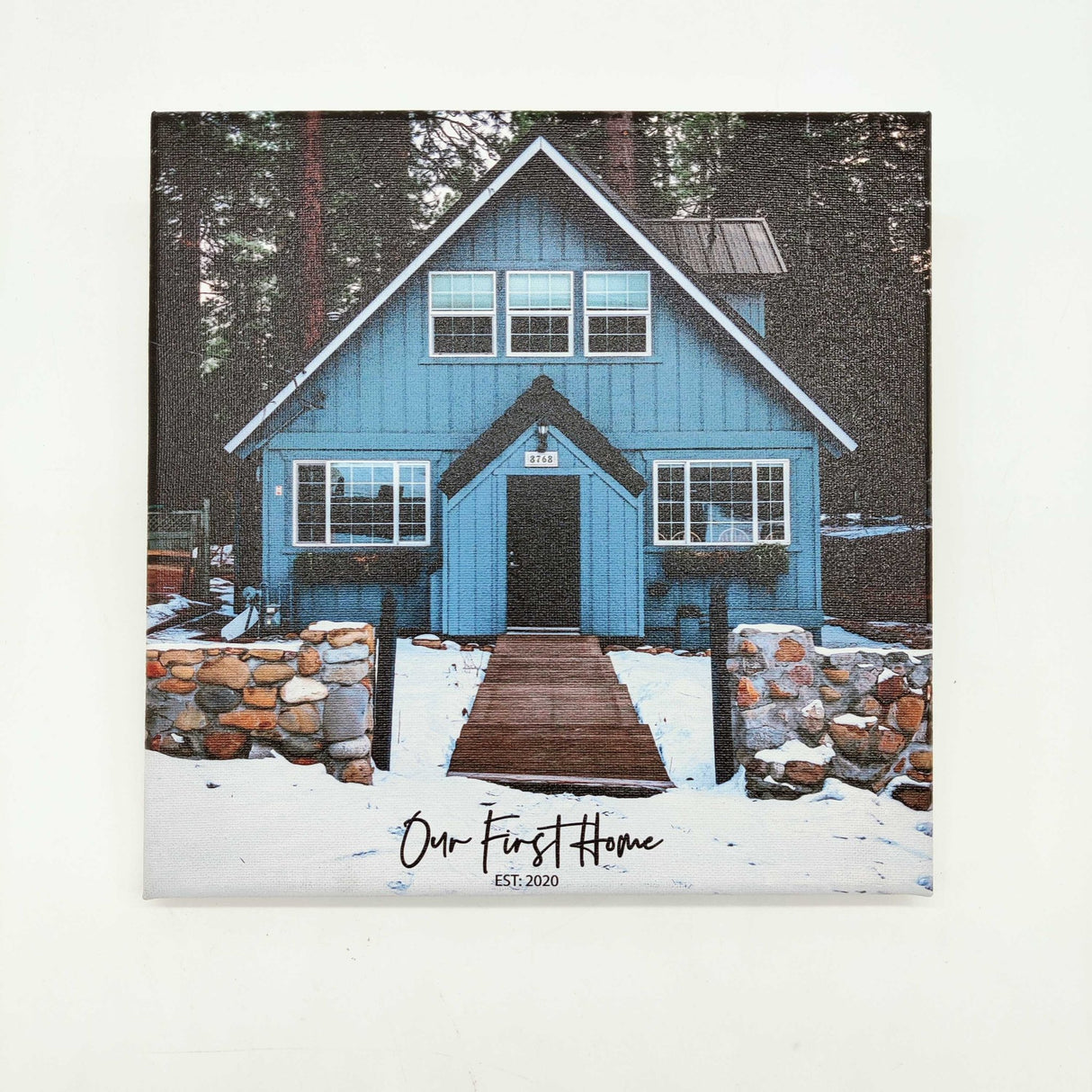 Custom Canvas House Print - Real Estate Store