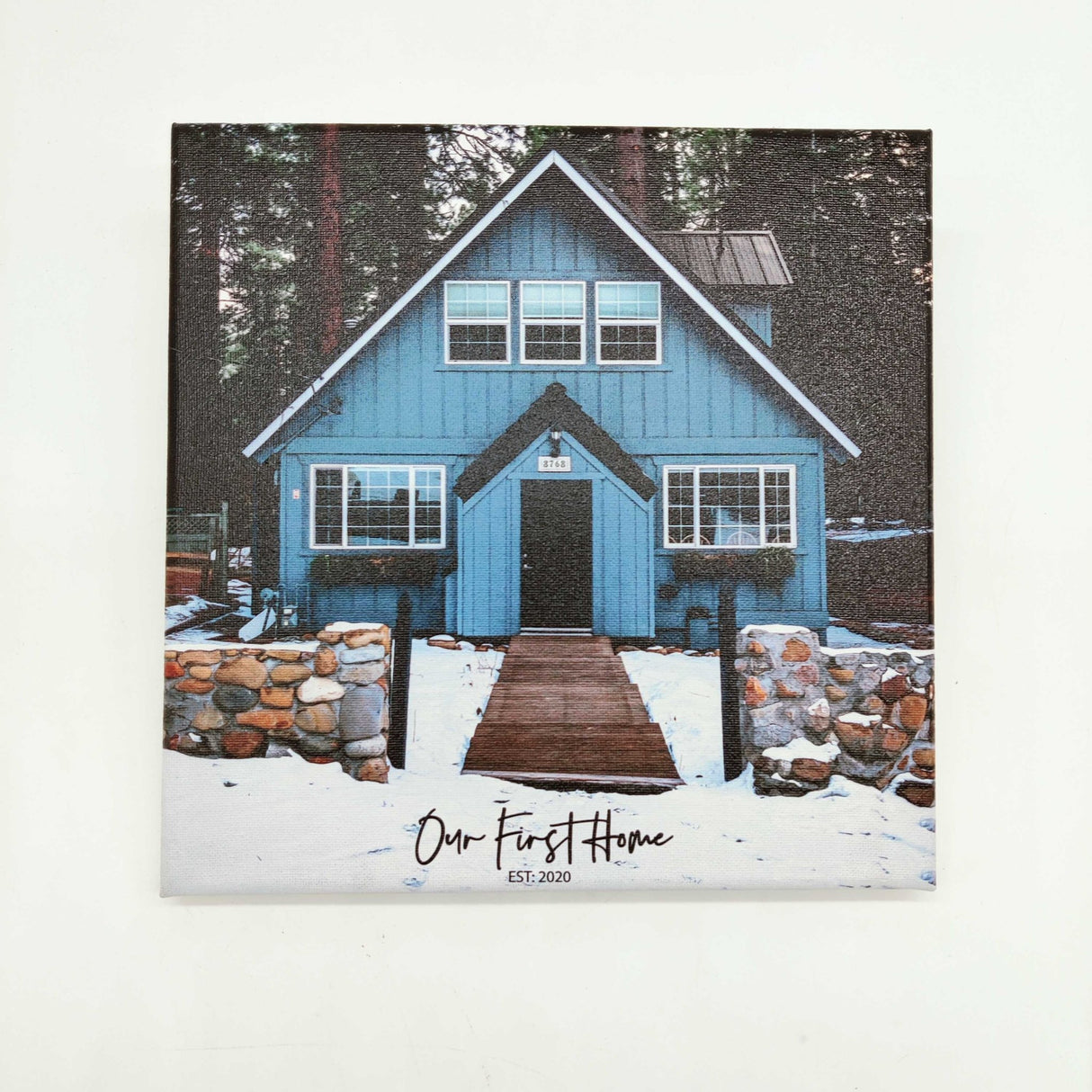 Custom Canvas House Print - Real Estate Store