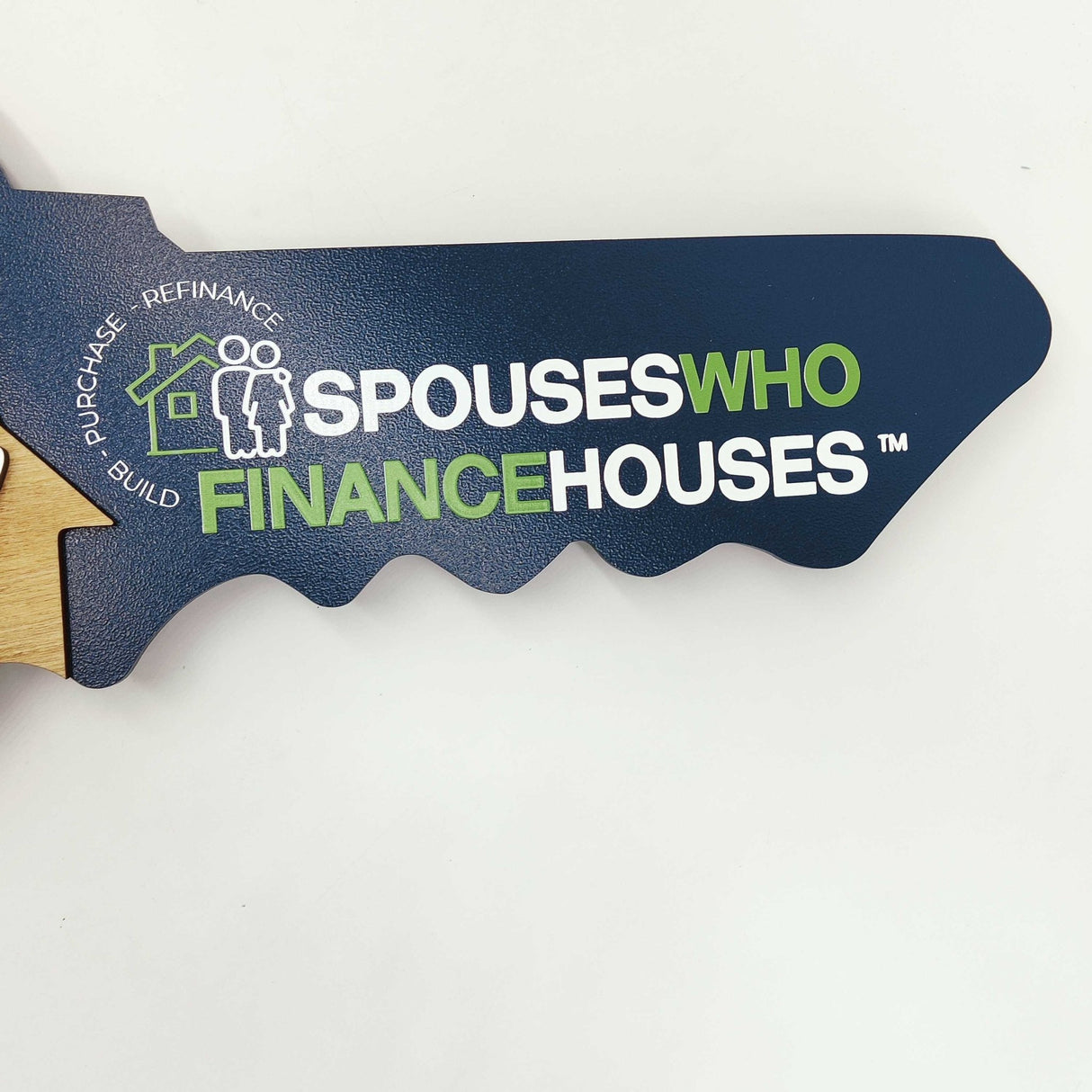 Custom Key Shaped Prop Realtor Sign «Just Closed» - Real Estate Store