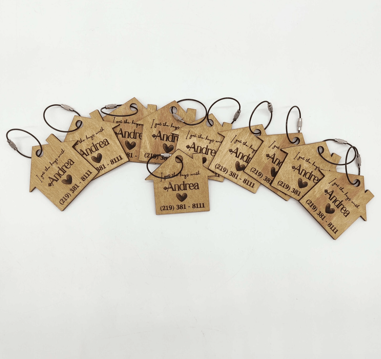 Custom KeyChain for Realtor - Real Estate Store