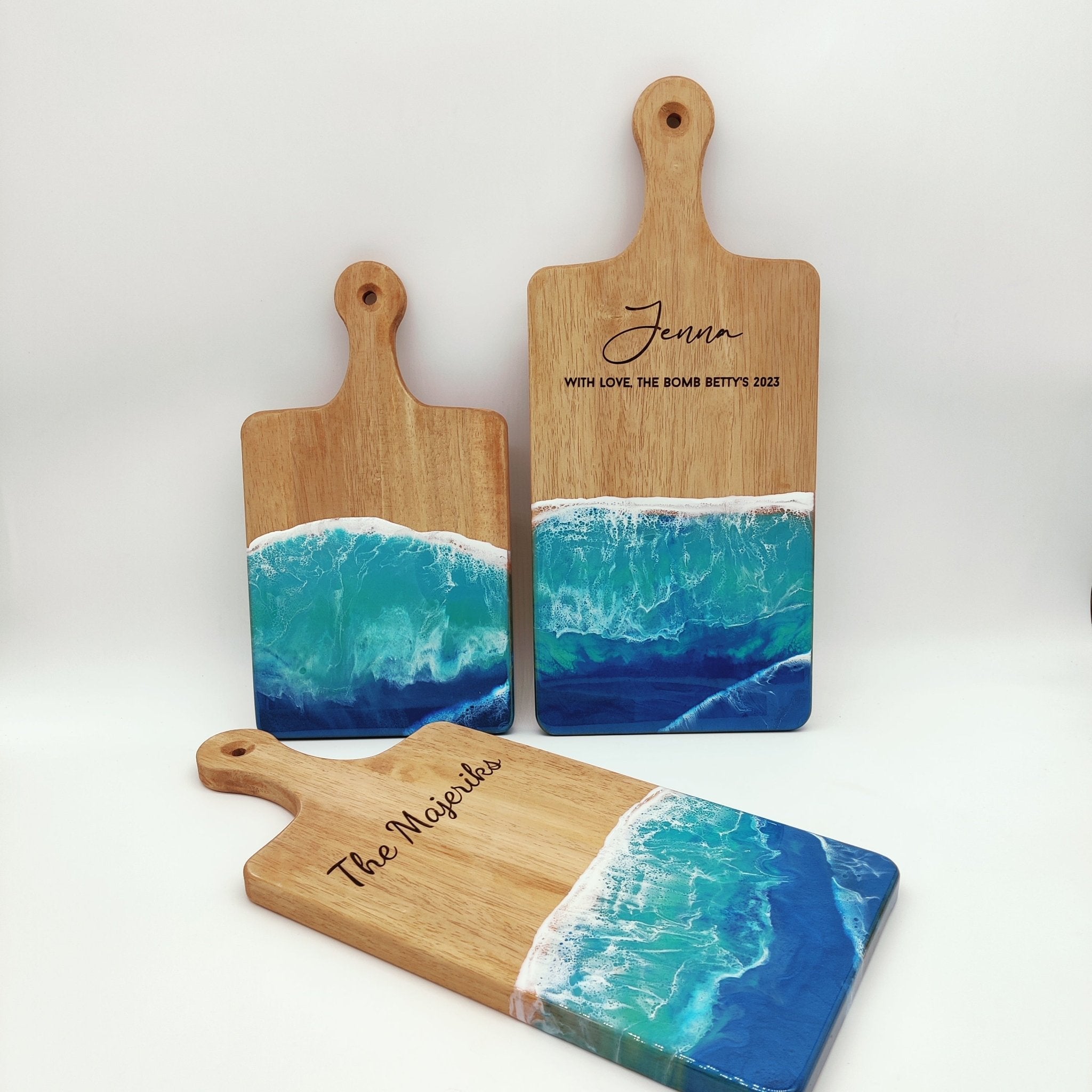 Split wave hotsell ocean cutting board