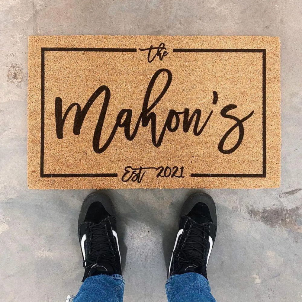 Custom Door Mat for "New Homeowners"
