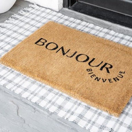 Door Mat «Bonjour» - Real Estate Store