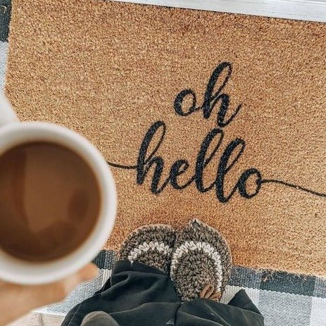 Door Mat «Oh Hello» - Real Estate Store