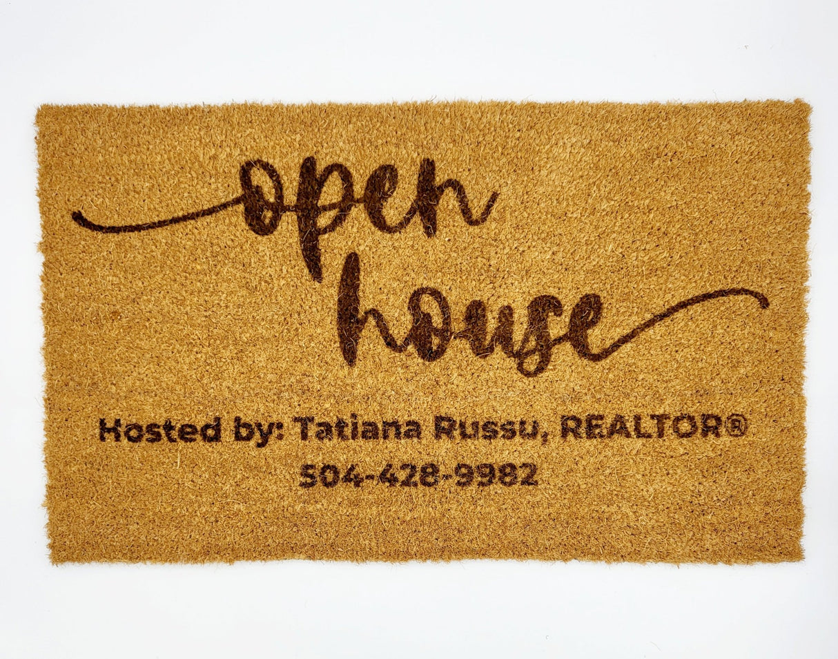 Door Mat Open House Realtor - Real Estate Store