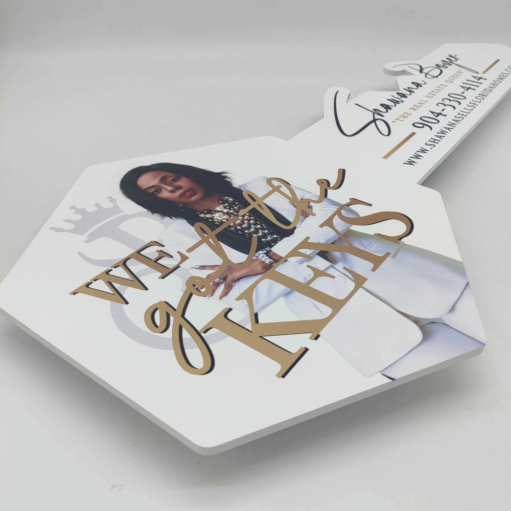 We got the keys with photo