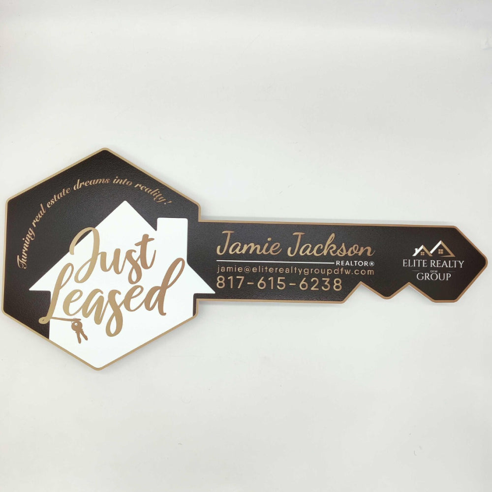 Just Leased Realtor Sign