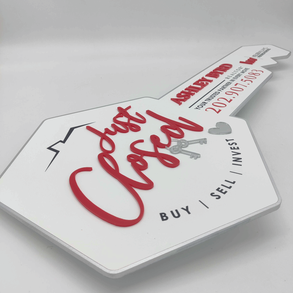 Just Closed sign "Ashely Byrd"