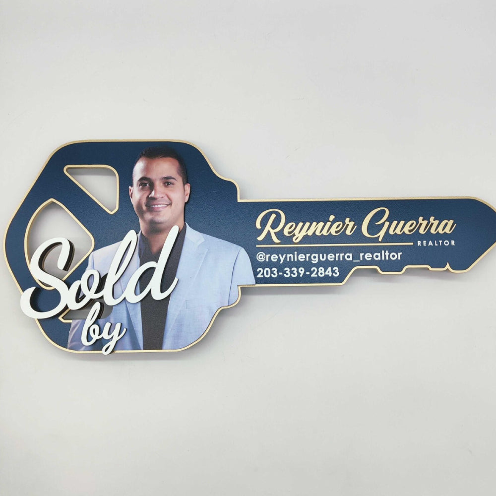 Sold Sign with Realtor Photo