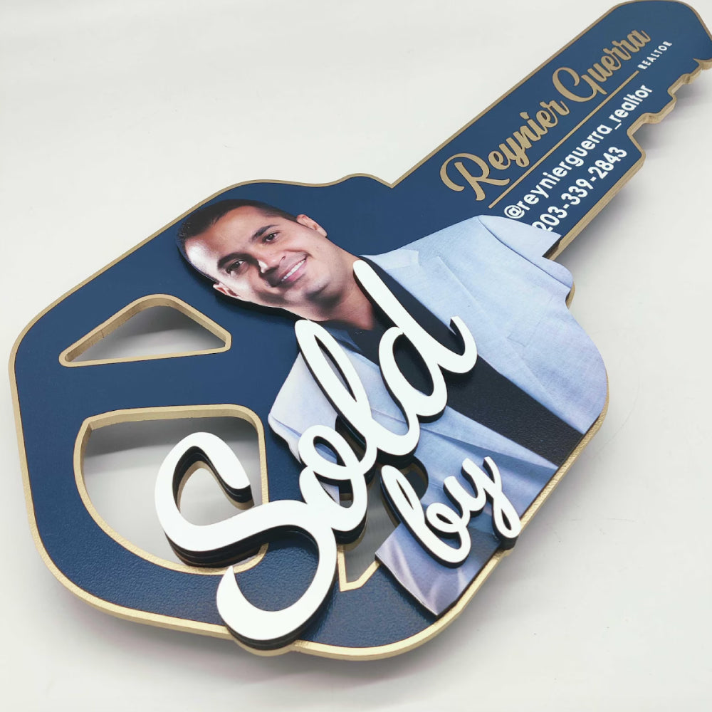 Sold Sign with Realtor Photo