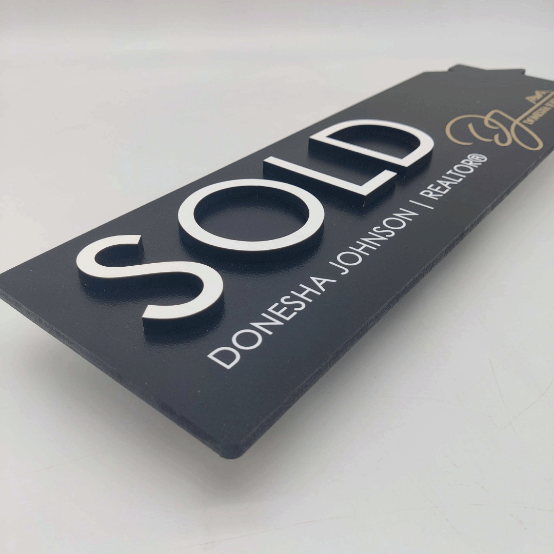 Sold Rectangle Sign