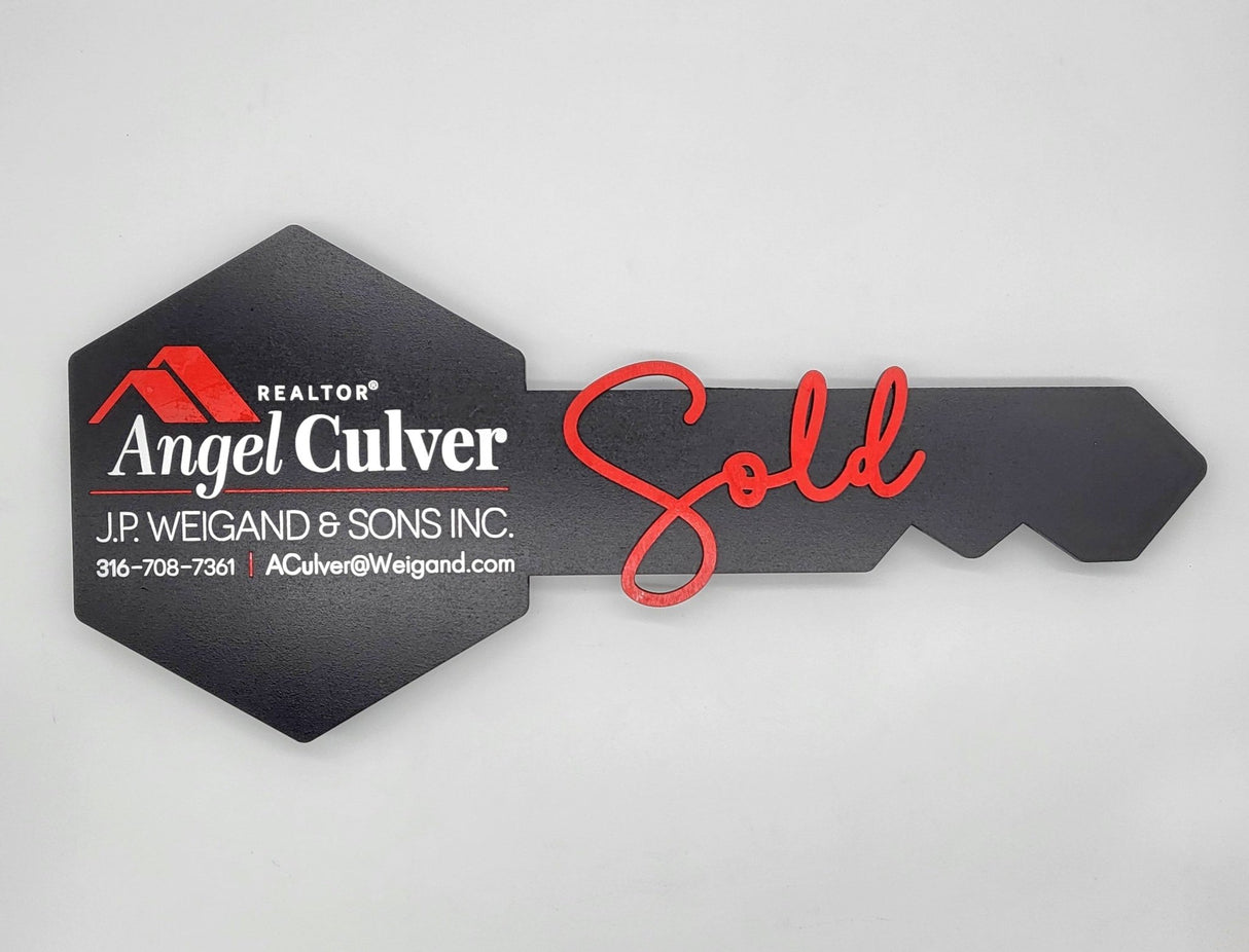 Hexagon Black Key - Real Estate Store